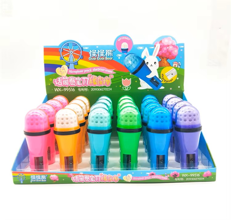 پاک کن تراش طرح میکروفن