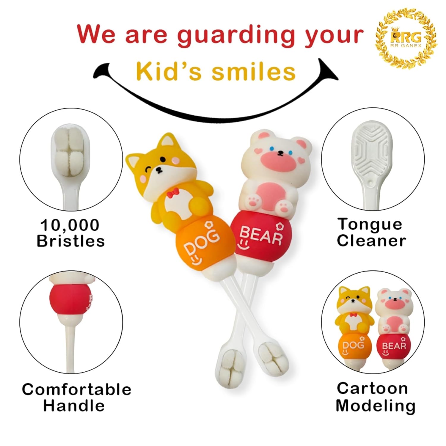 مسواک کودک کارتونی 