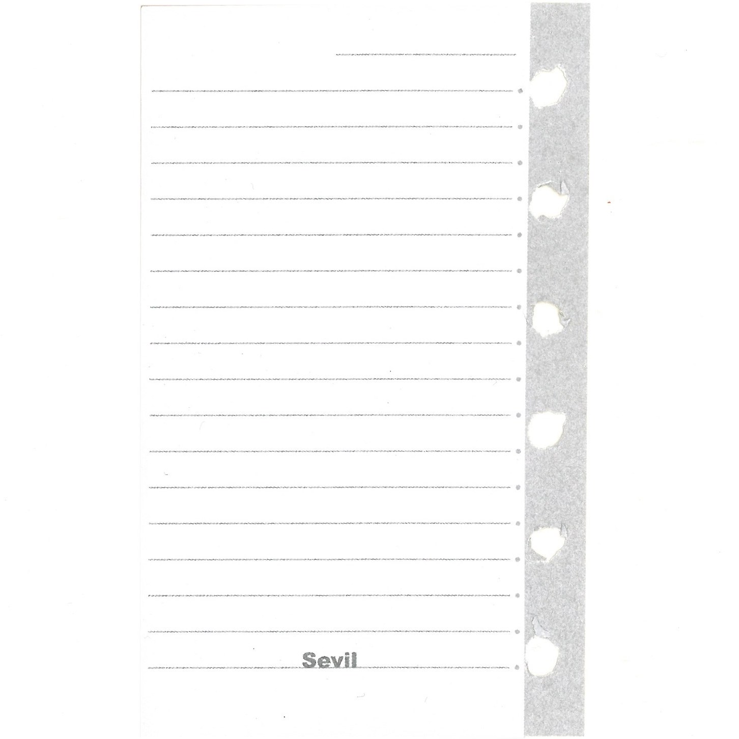 کاغذ یدک مینی کلاسور سویل 