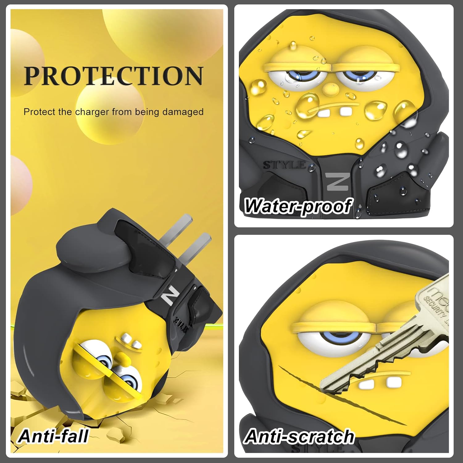 محافظ آداپتور عروسکی 25 وات باب اسفنجی