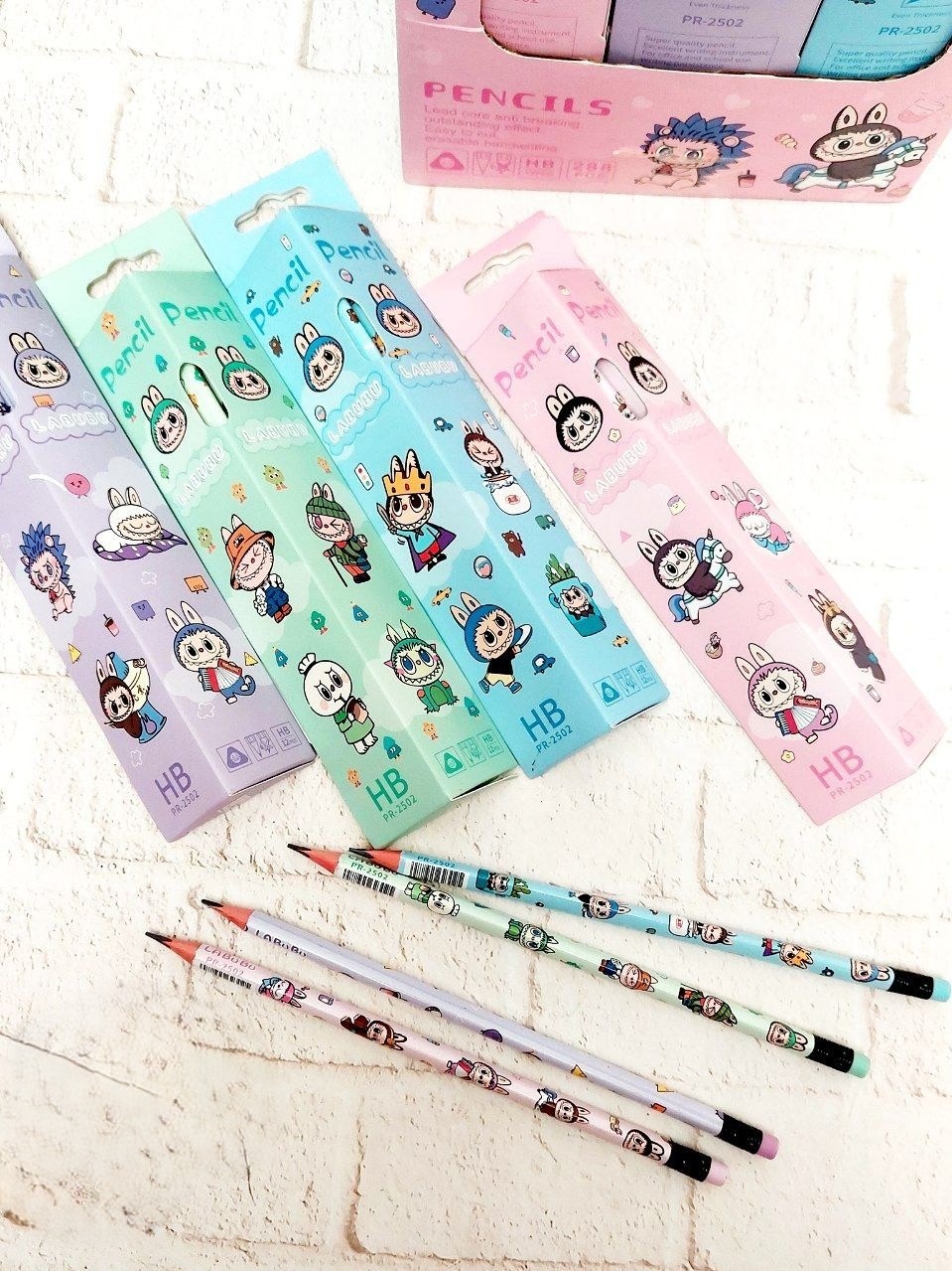 مداد سه گوش پرودون طرح لبوبو (Labubu)