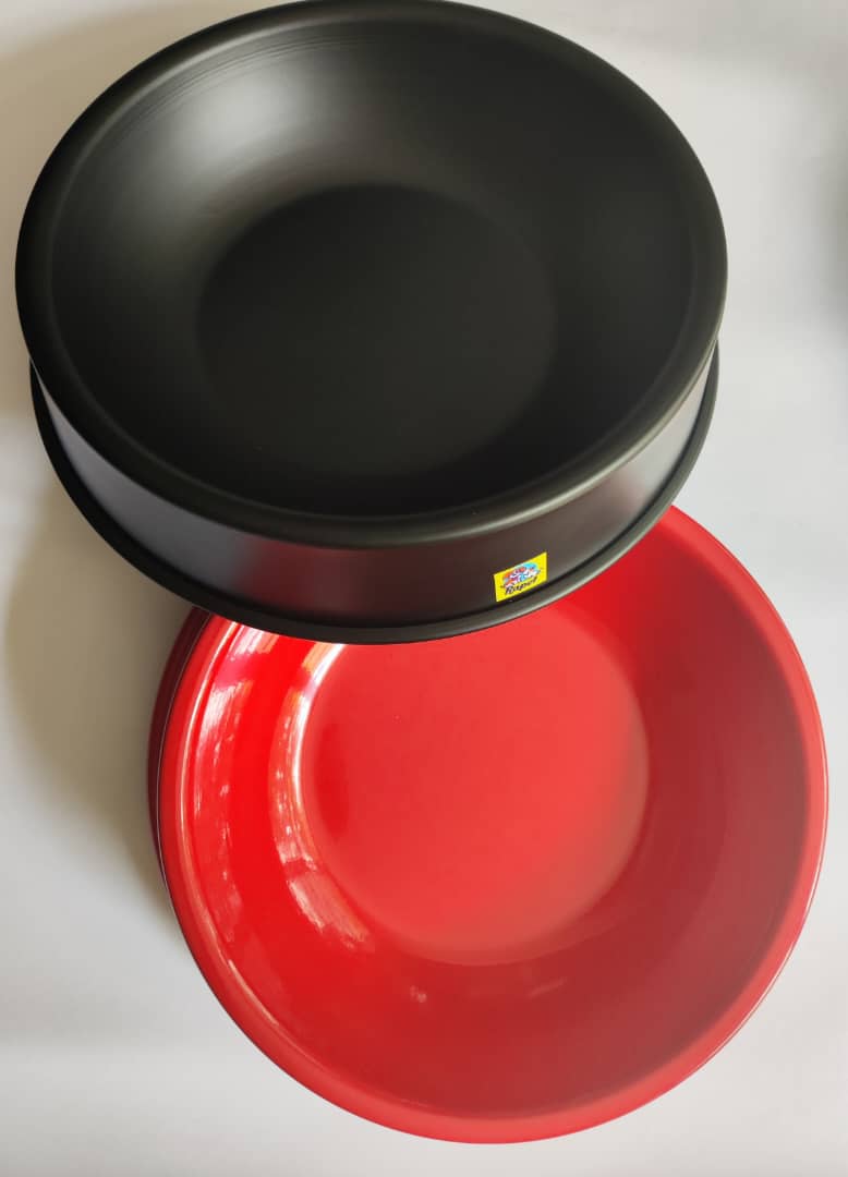 ظرف آب و غذای سگ و گربه (فلزی)