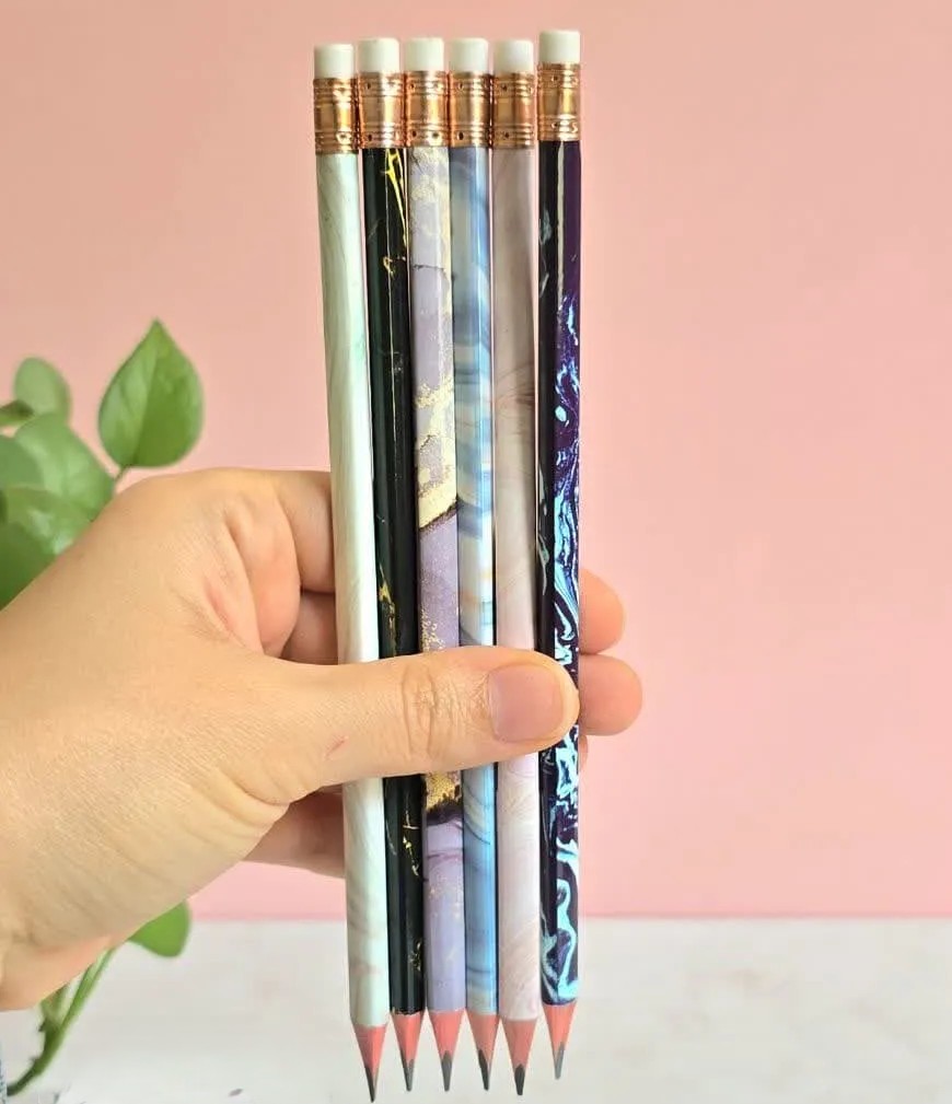 مداد سه گوش پرودون طرح مرمر (Marble)