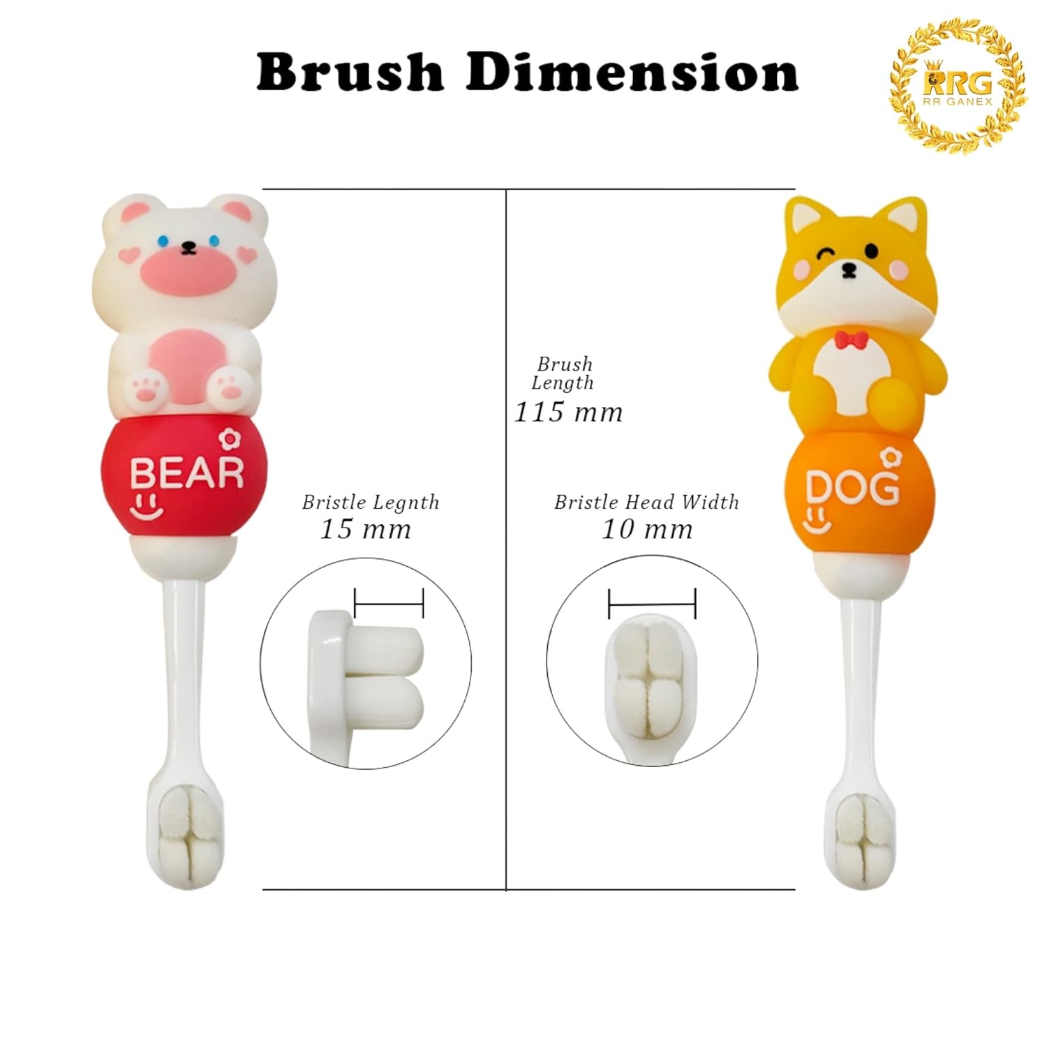 مسواک کودک کارتونی 