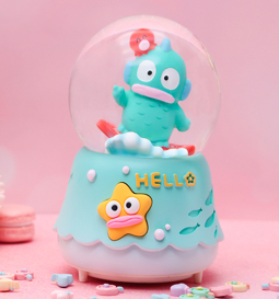 گوی کریستال موزیکال طرح اسب دریایی 