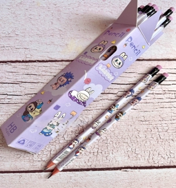 مداد سه گوش پرودون طرح لبوبو (Labubu)